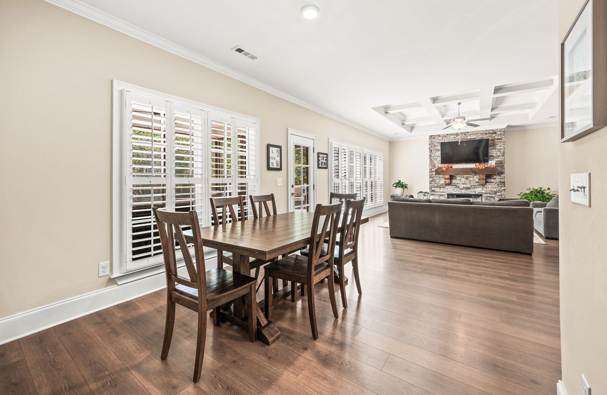 7345 Taylor Road Fairview, TN 37062 - Photo 28 of 65 a view of a dining room with furniture and window