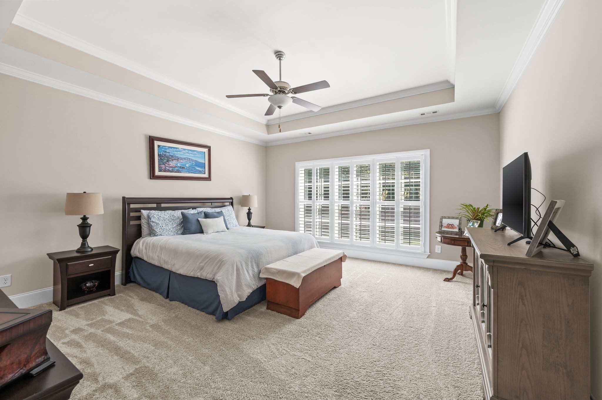 7345 Taylor Road Fairview, TN 37062 - Photo 30 of 65 a spacious bedroom with a bed and a large window