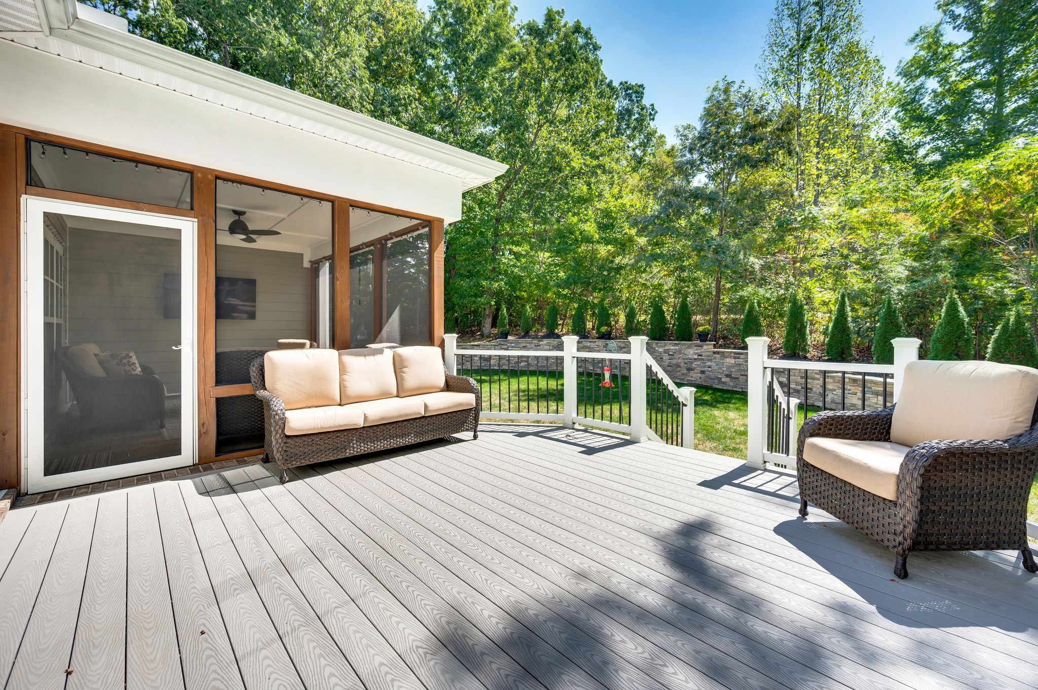 7345 Taylor Road Fairview, TN 37062 - Photo 5 of 65 a balcony with furniture and a potted plant