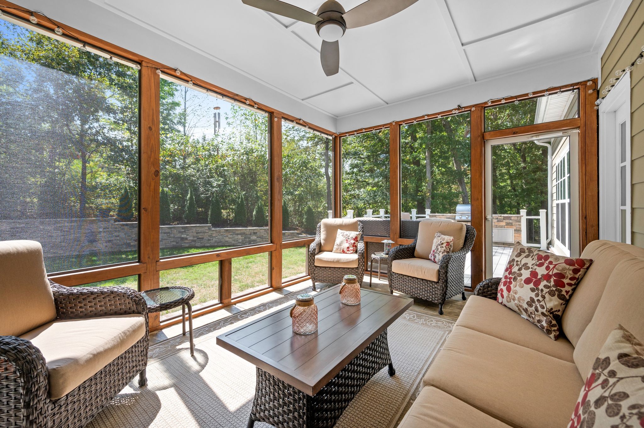 7345 Taylor Road Fairview, TN 37062 - Photo 51 of 65 a living room with furniture and floor to ceiling windows