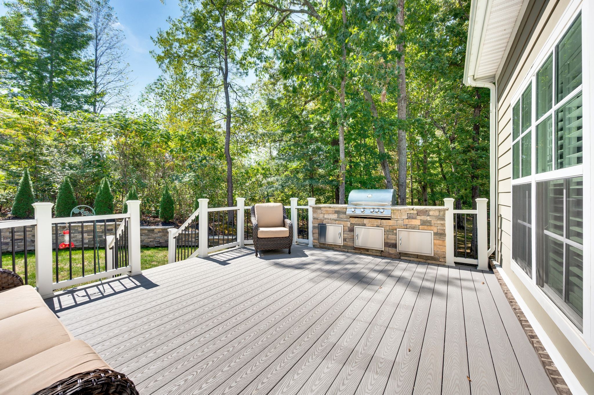 7345 Taylor Road Fairview, TN 37062 - Photo 53 of 65 a balcony with furniture and wooden floor