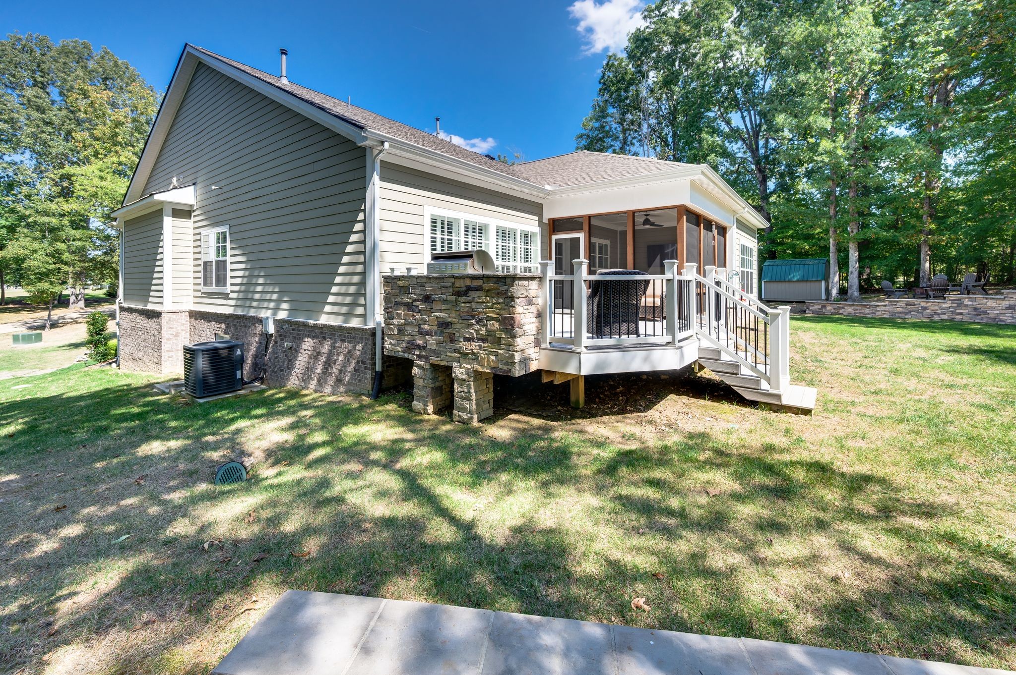 7345 Taylor Road Fairview, TN 37062 - Photo 55 of 65 a front view of house with yard and trees in the background