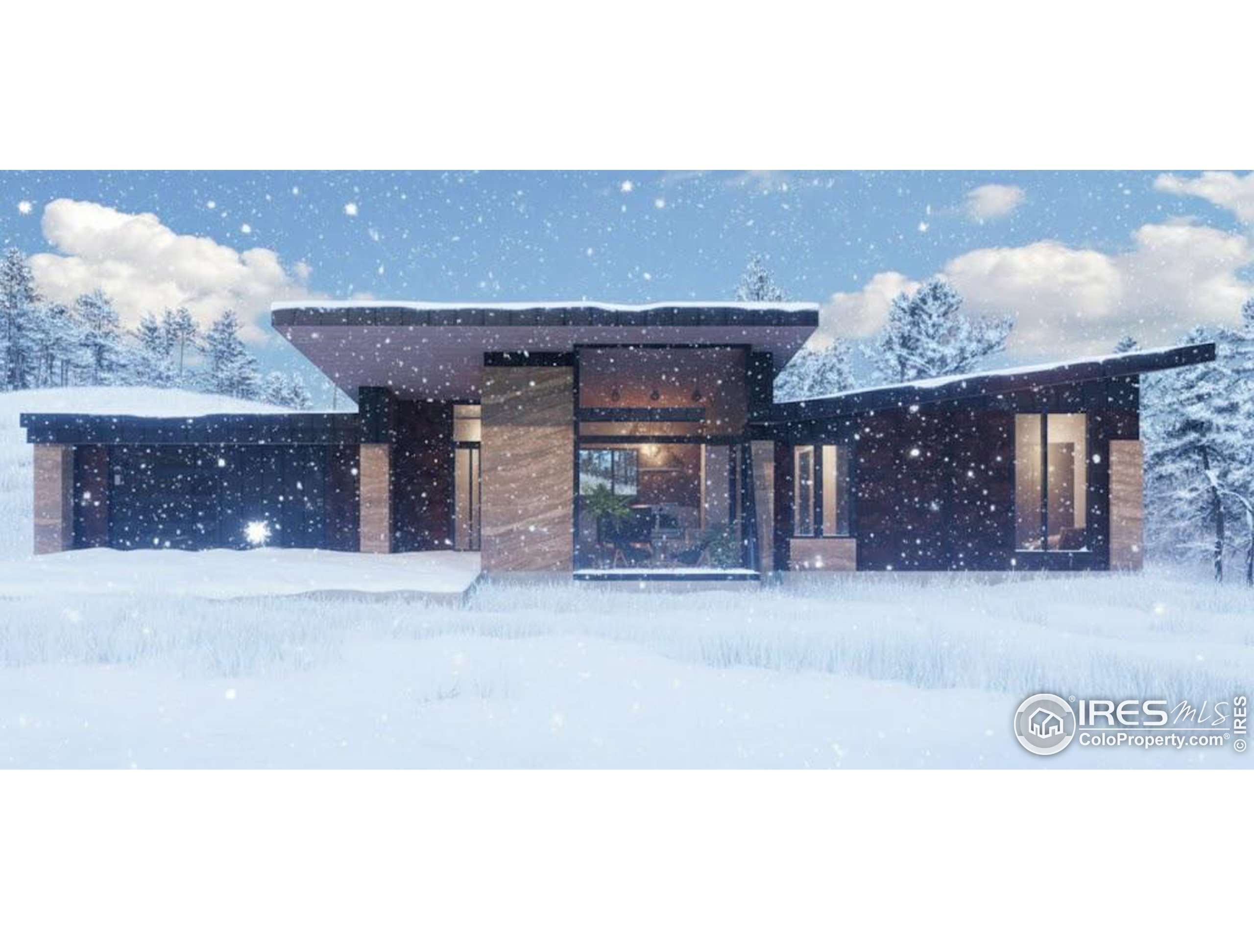 620 Davis Ranch Road Bellvue, CO 80512 - Photo 2 of 15 a front view of a house with a yard and garage