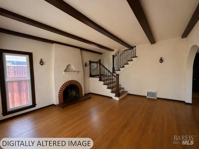 Virtual idea for new staircase placement if needed, then you would have a staircase at both ends of the house.