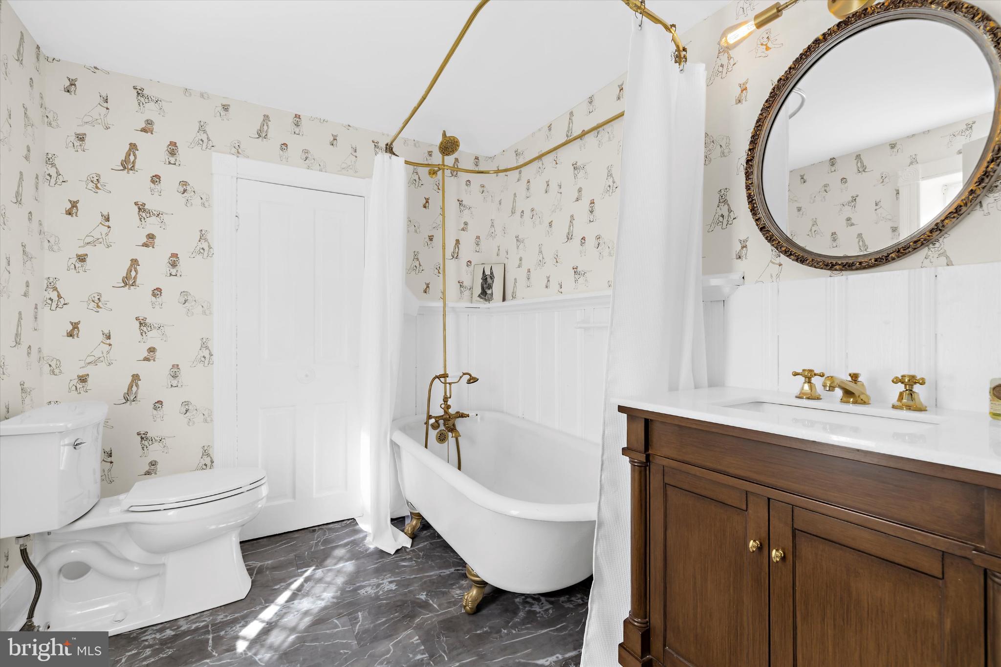 252 Granny Branch Road Church Hill, MD 21623 - Photo 30 of 75 Charming vintage bathroom with elegant fixtures.