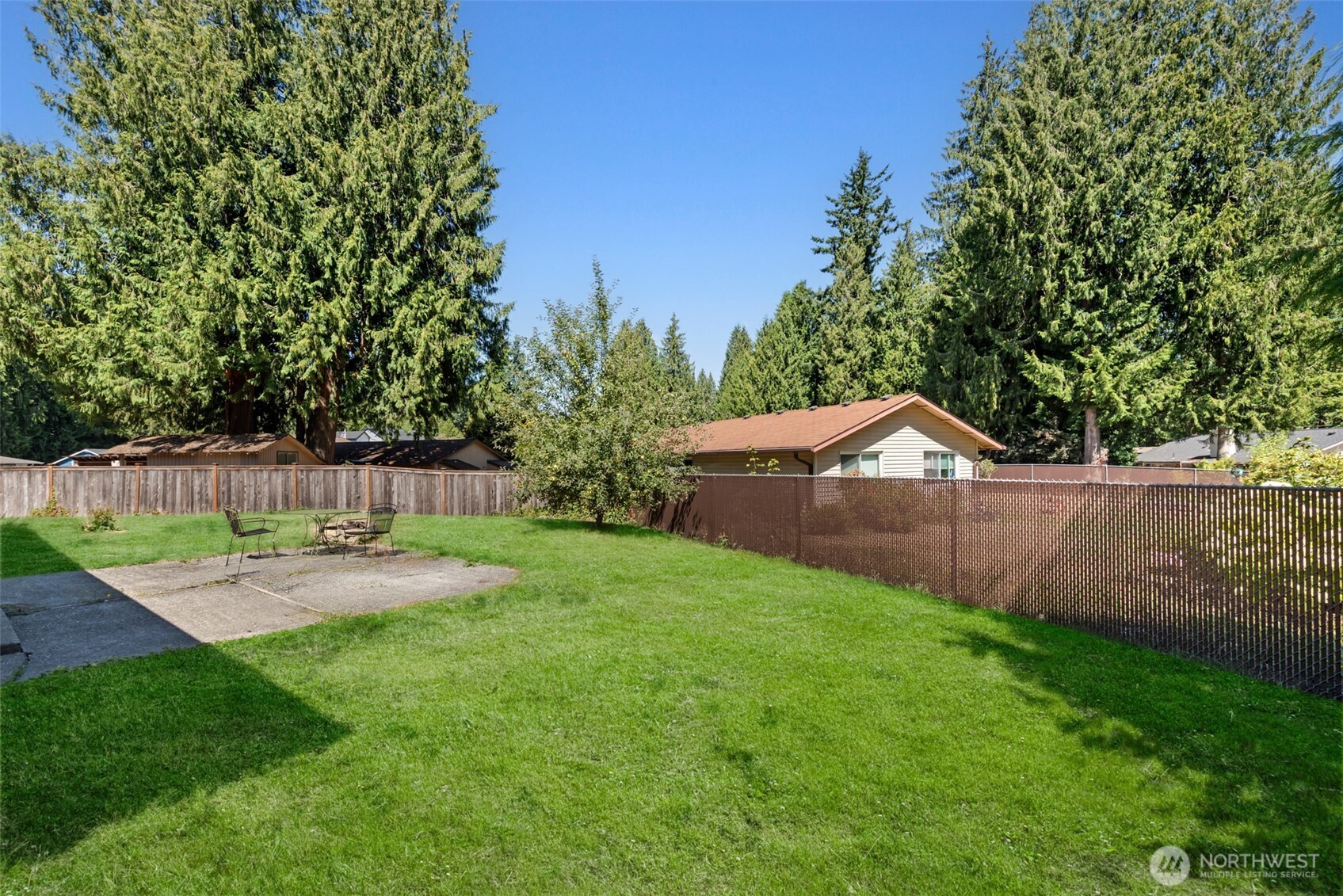 19229 3rd Drive Southeast Bothell, WA 98012 - Photo 17 of 22 a view of a backyard with green space