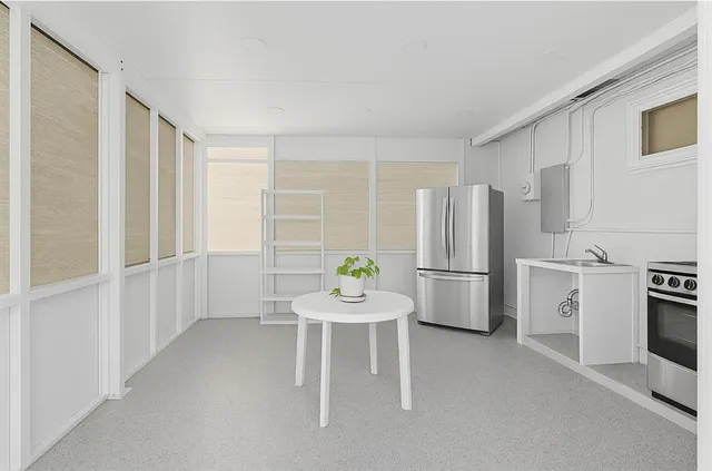 a view of a house with a snow