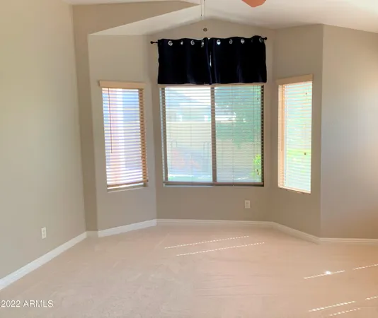 a view of a window in a room