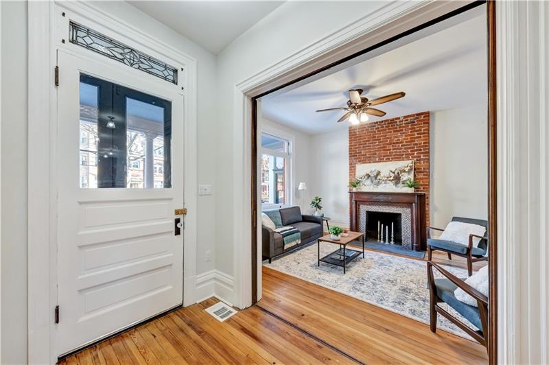 232 South Mathilda Street Friendship Park, PA 15224 - Photo 12 of 25 An entry way that screams "Pittsburgh"