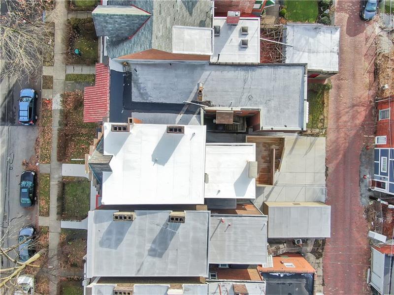 232 South Mathilda Street Friendship Park, PA 15224 - Photo 4 of 25 Bird's eye view of 232 S Mathilda / Lot - check out thew new roof! (2019)
