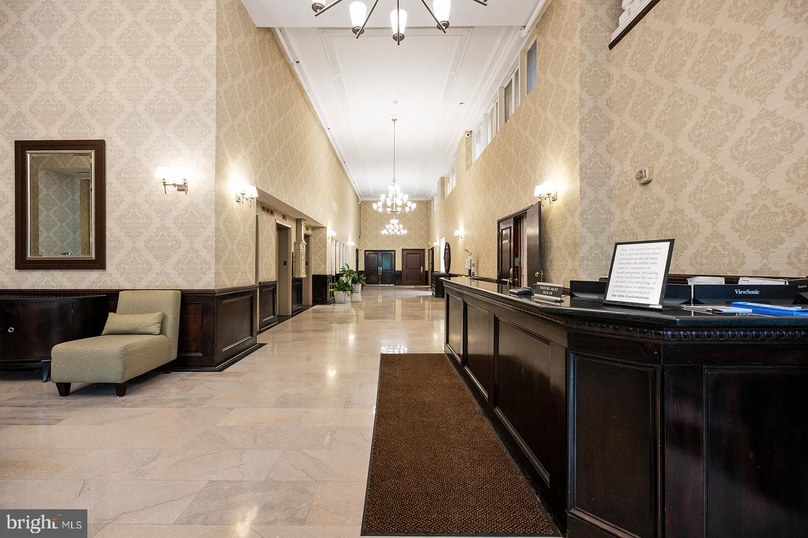 1324 Locust Street, Unit 309 Philadelphia, PA 19107 - Photo 19 of 38 Grand Lobby