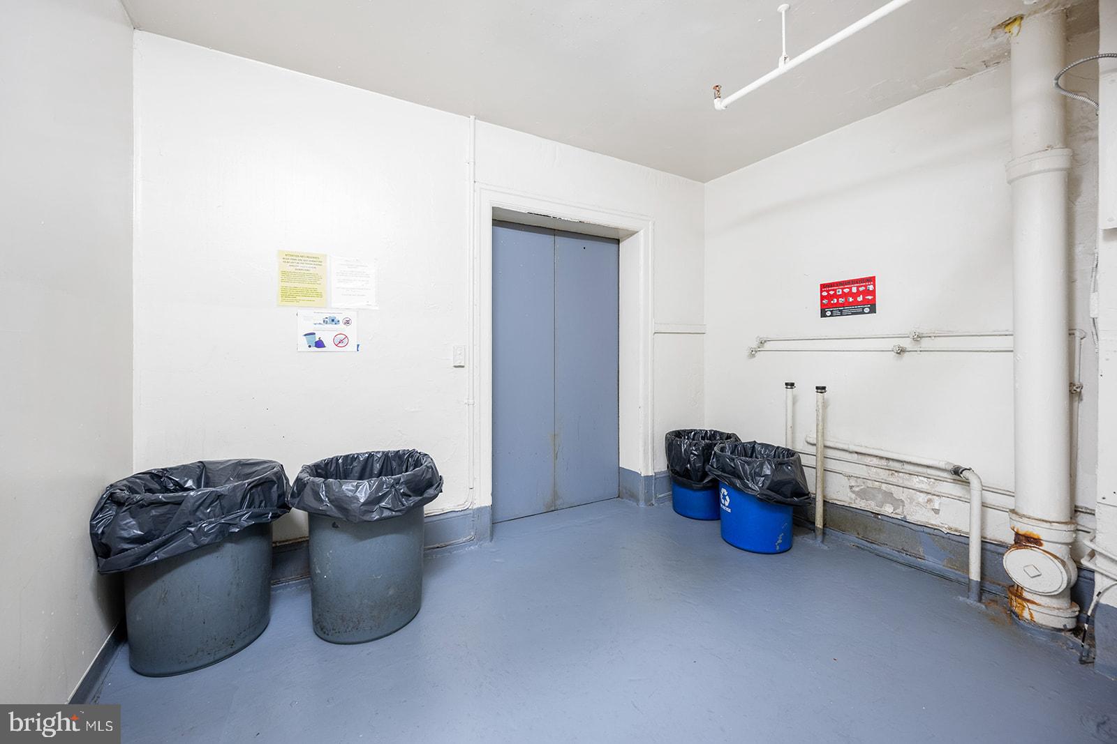 1324 Locust Street, Unit 309 Philadelphia, PA 19107 - Photo 37 of 38 3rd Fl Trash Room