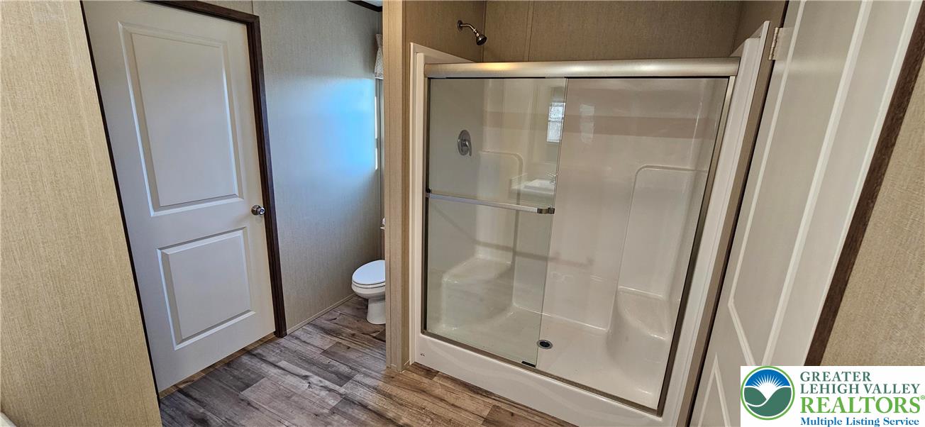 2501 Fox Road Bath, PA 18014 - Photo 6 of 11 a bathroom with a glass door shower