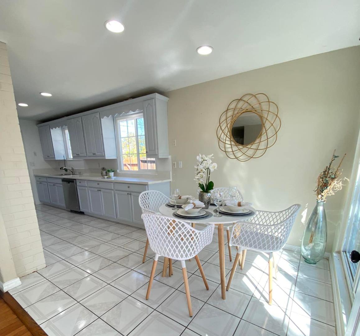1312 Carleton Drive Concord, CA 94518 - Photo 6 of 16 a kitchen with a table and chairs in it