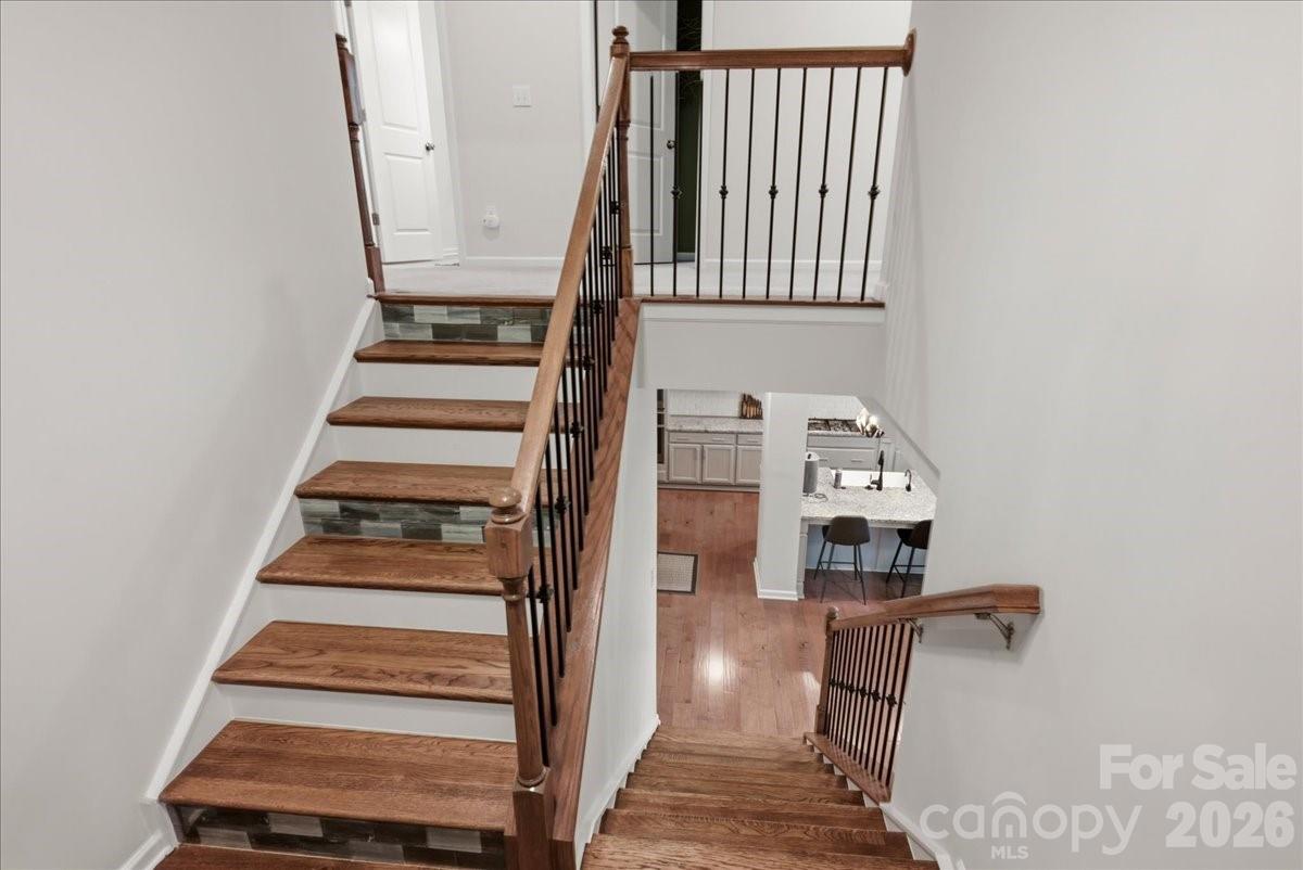 3001 Sterling Drive Waxhaw, NC 28173 - Photo 21 of 39 a view of entryway with wooden floor