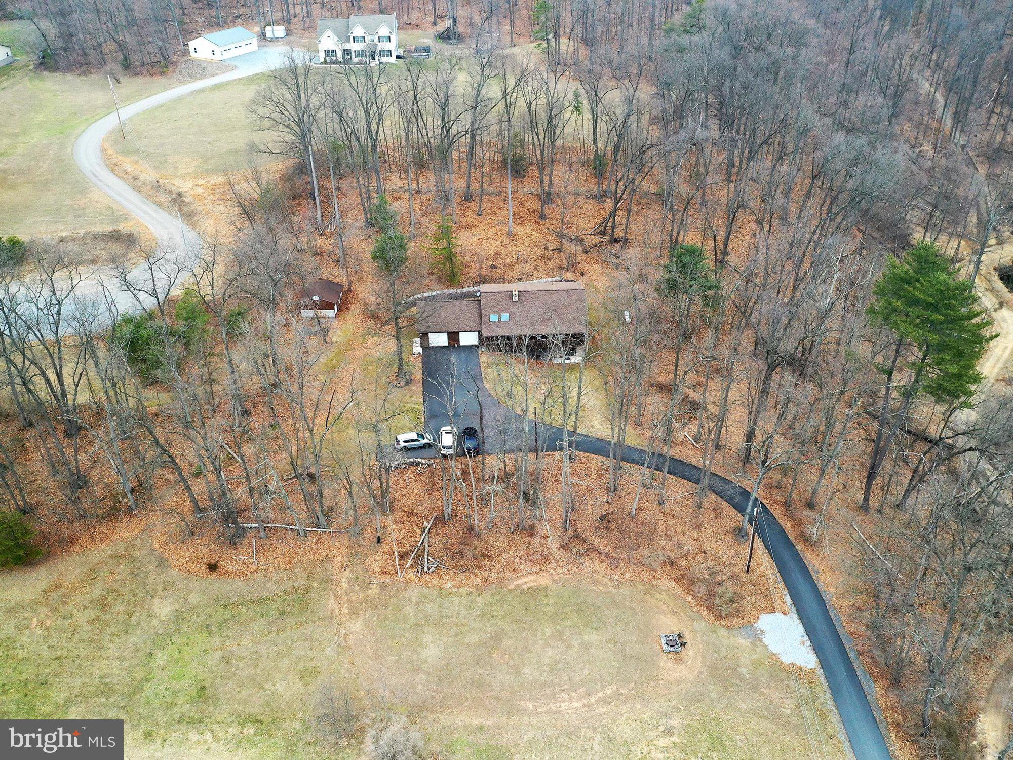 1678 Pisgah State Road Shermans Dale, PA 17090 - Photo 4 of 34 Aerial view from the front w/private driveway.