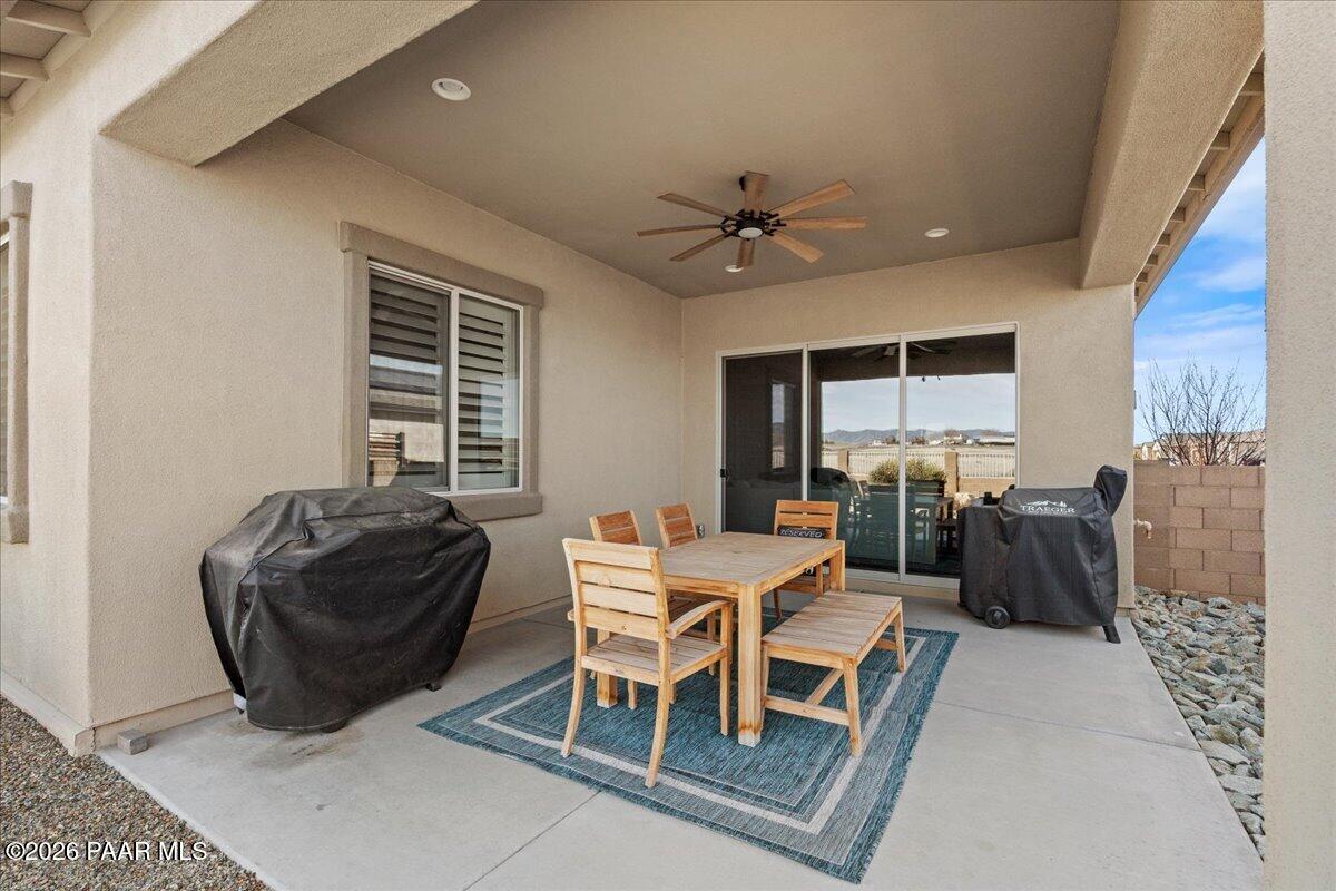 8875 North Tromontana Road Prescott Valley, AZ 86315 - Photo 17 of 34 22-Backyard Covered Patio