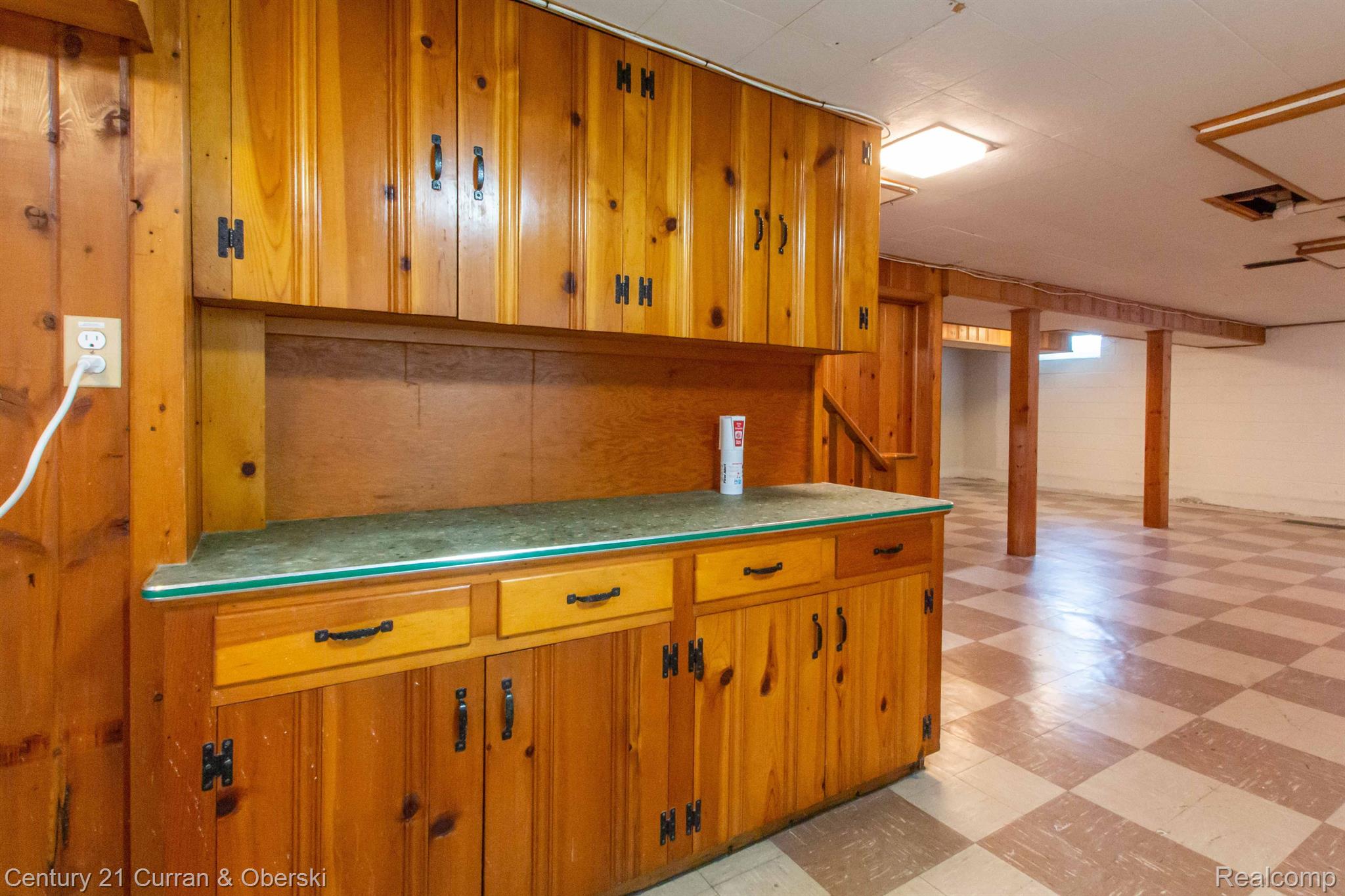 2814 Bembridge Road Royal Oak, MI 48073 - Photo 35 of 46 Finished Basement with Built-In Storage