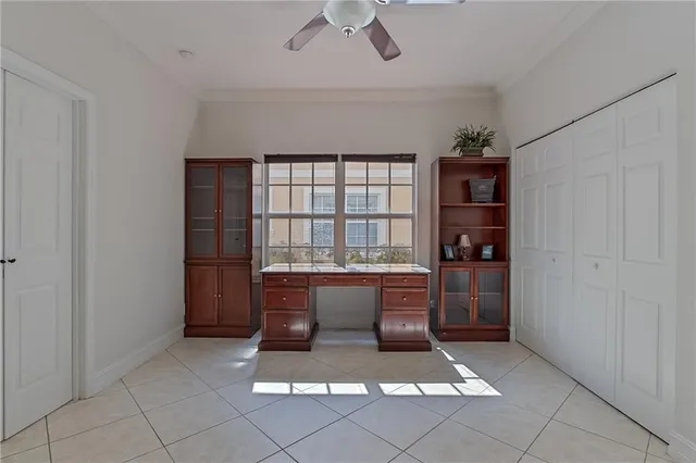 a room with furniture and window