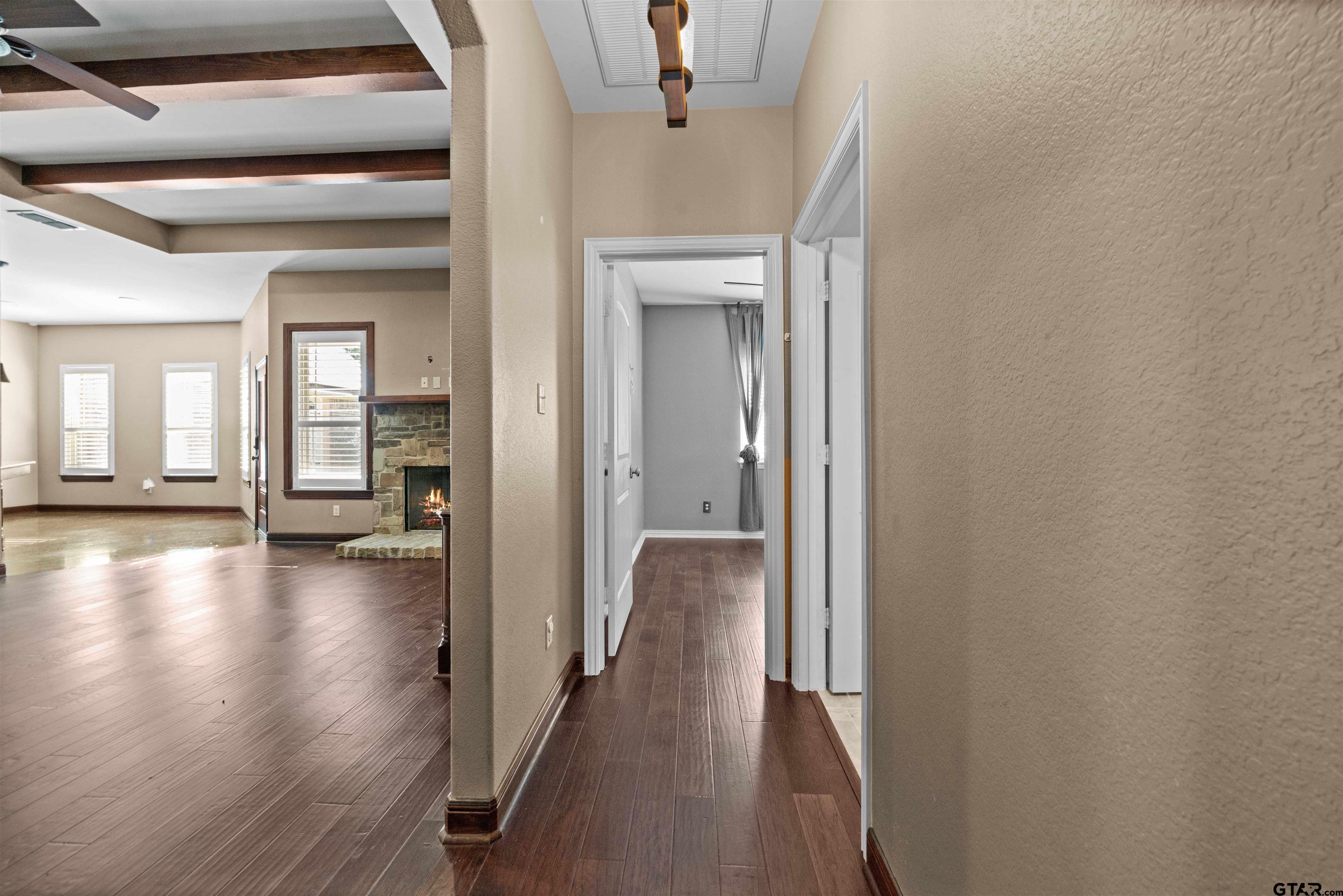 17153 County Road 1108 Flint, TX 75762 - Photo 35 of 45 wooden floor and a hallway with wooden floor