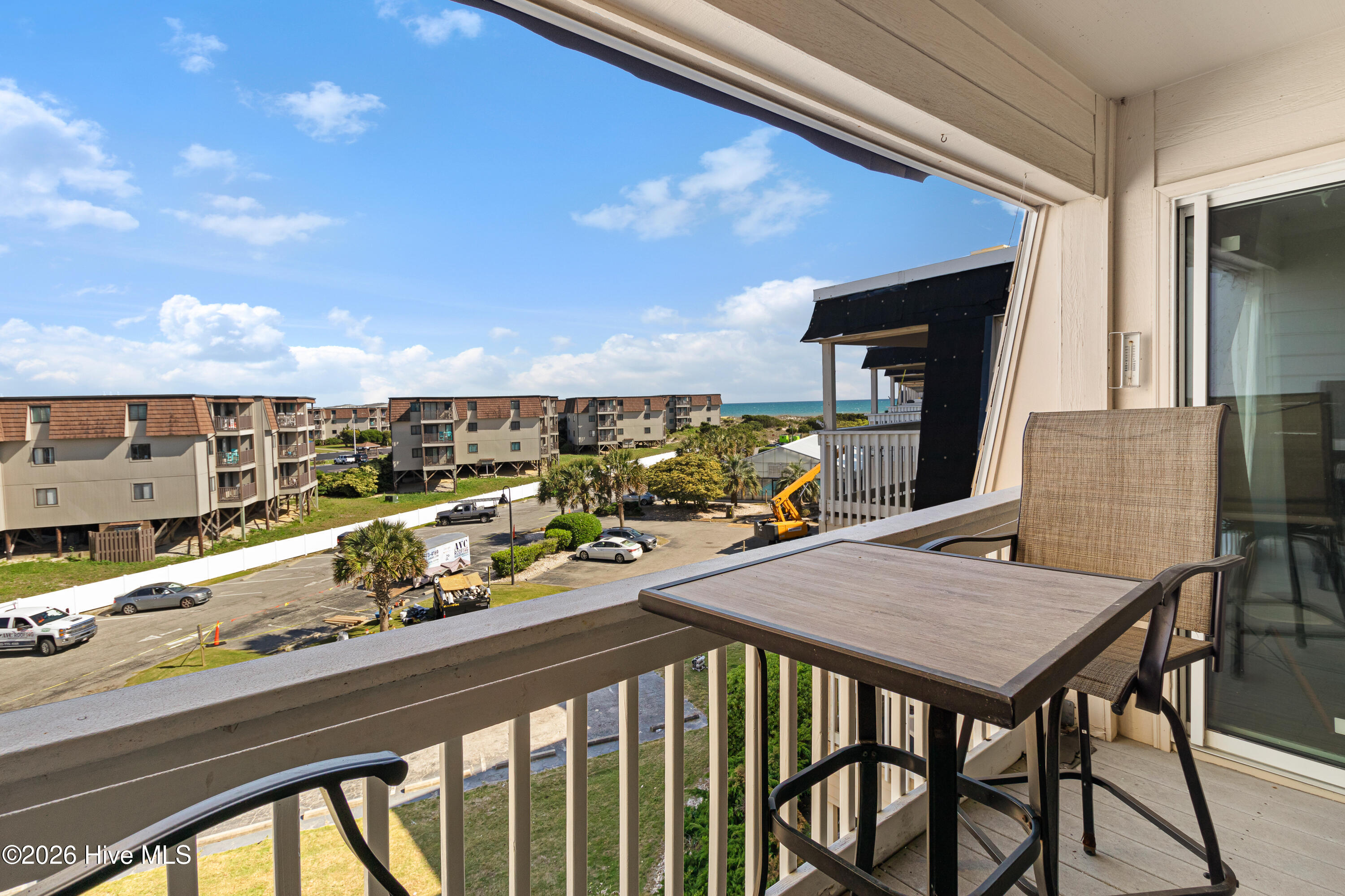 1904 East Fort Macon Road, Unit 355 Atlantic Beach, NC 28512 - Photo 21 of 51 Balcony with ocean view