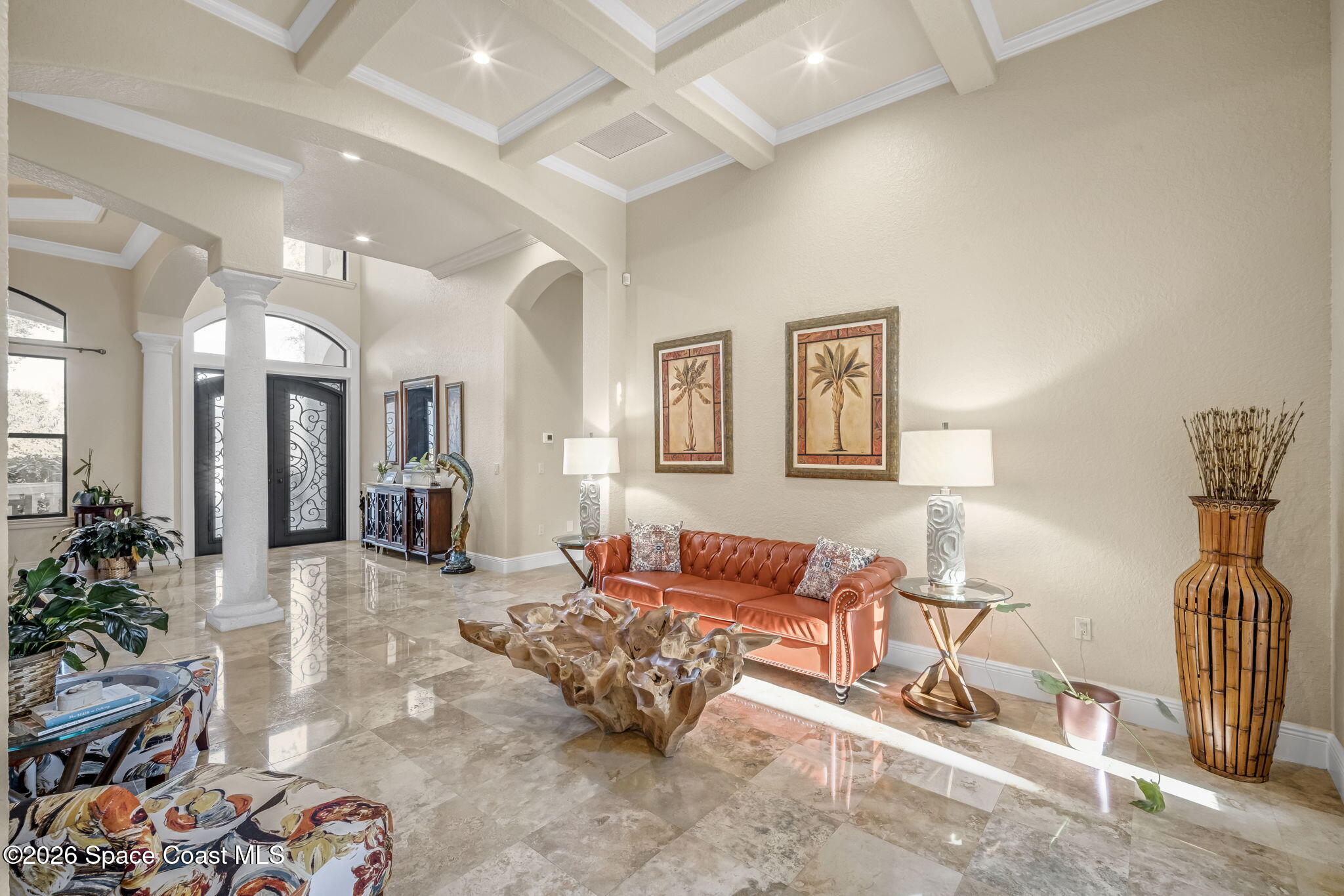 5454 Riveredge Drive Titusville, FL 32780 - Photo 12 of 70 a living room with furniture and wooden floor