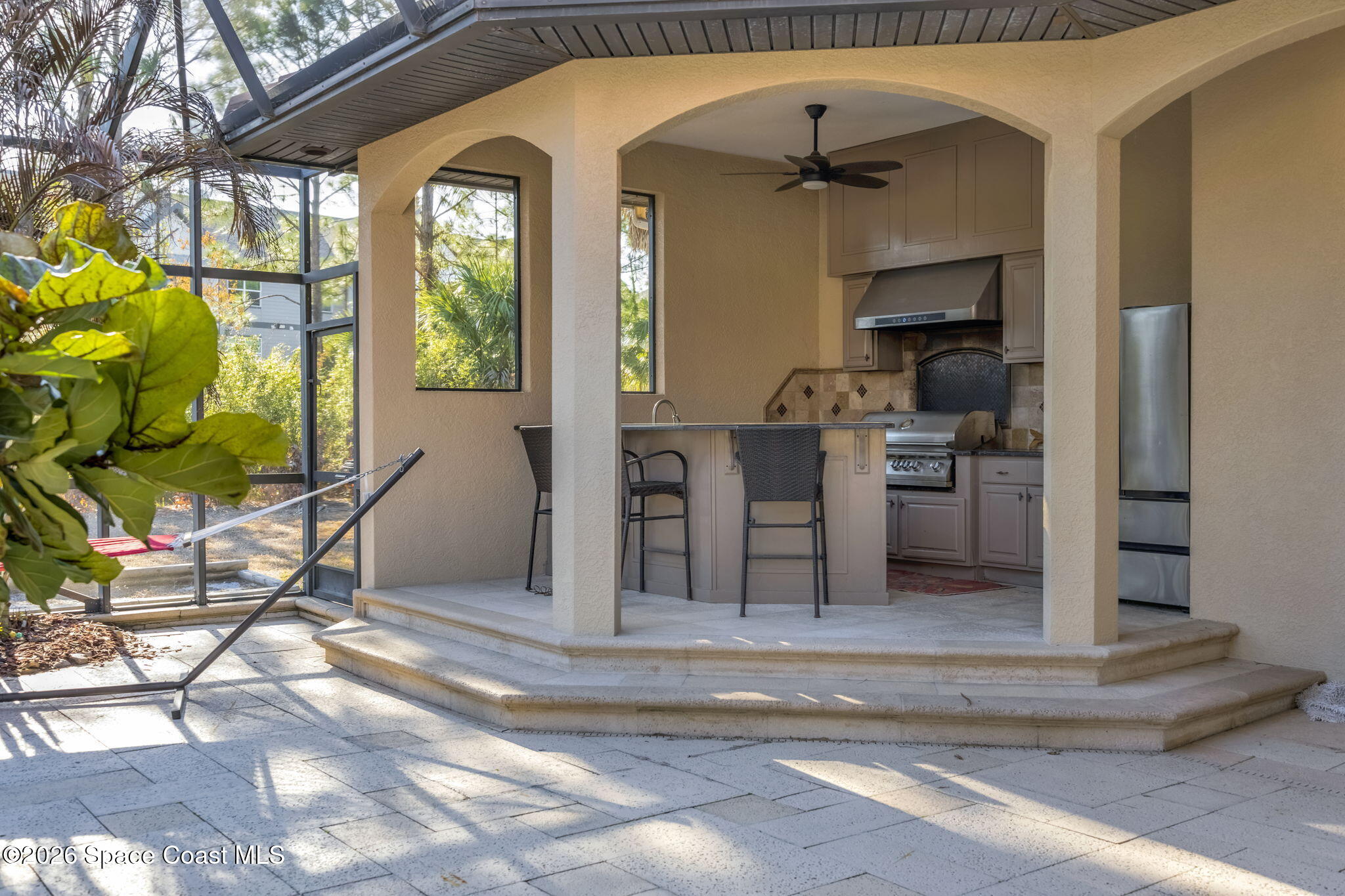 5454 Riveredge Drive Titusville, FL 32780 - Photo 45 of 70 a view of hall way with furniture and chandelier