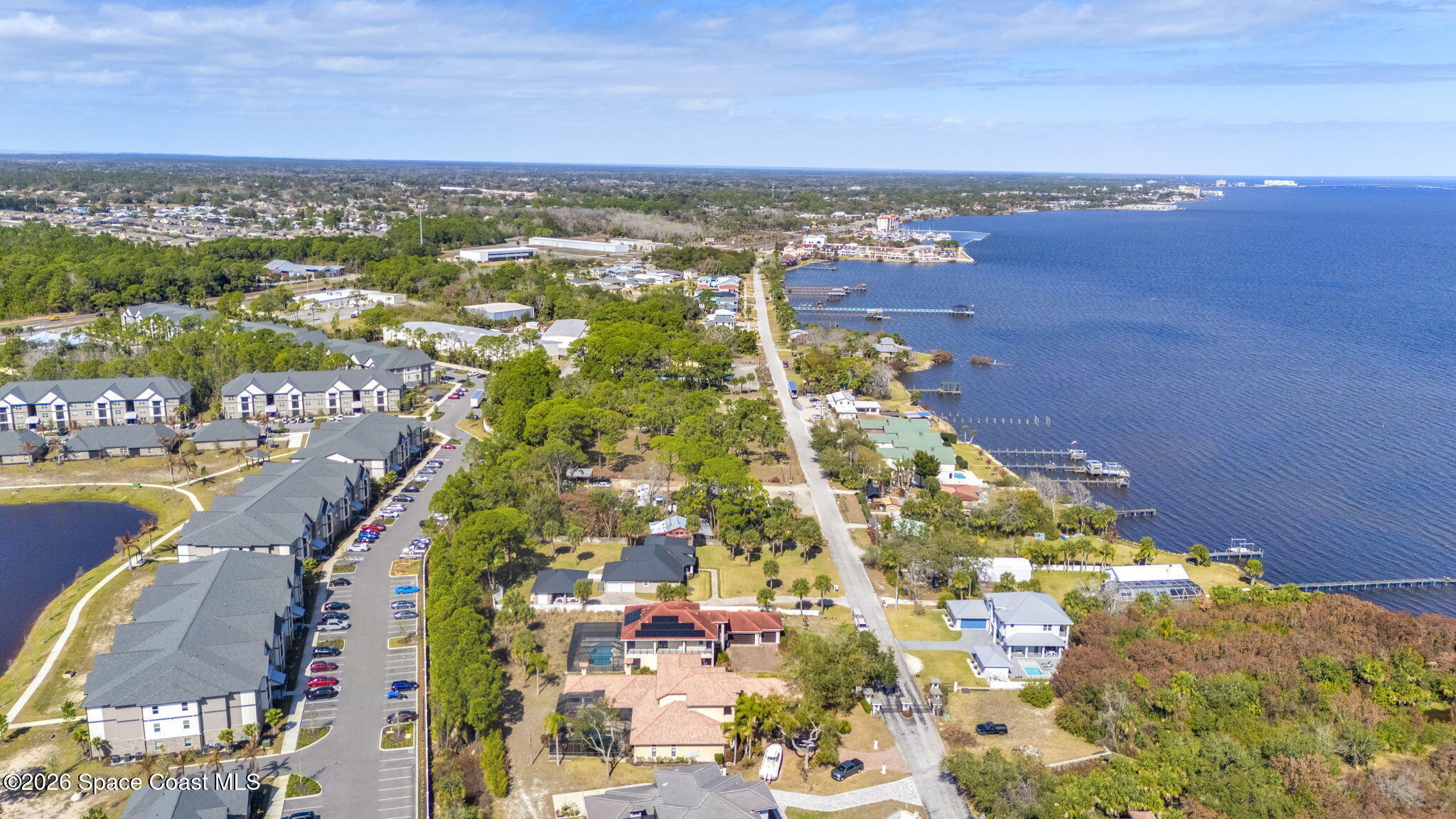 5454 Riveredge Drive Titusville, FL 32780 - Photo 59 of 70 a view of a city with ocean view