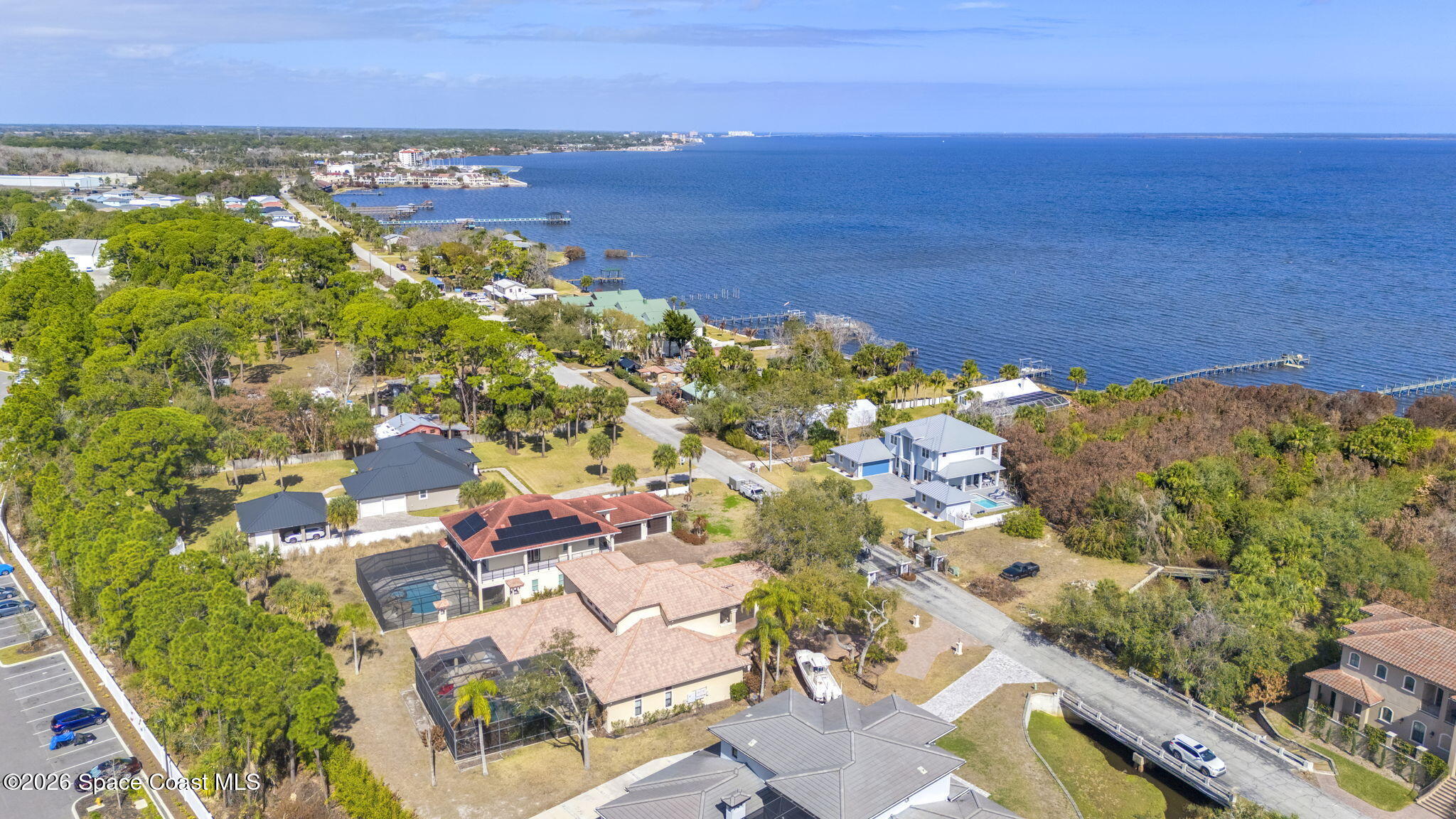 5454 Riveredge Drive Titusville, FL 32780 - Photo 69 of 70 view of city and ocean