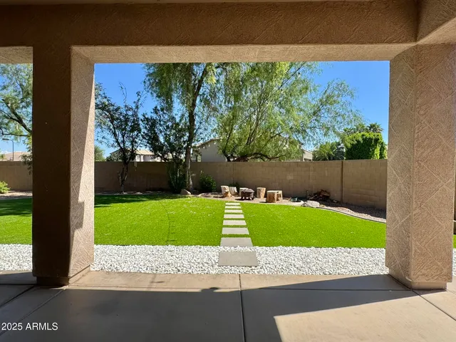 a view of outdoor space and yard