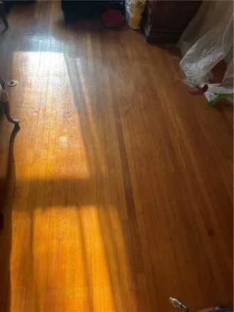 a view of wooden floor