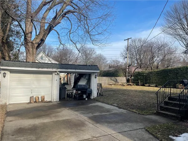 a view of car parked on street