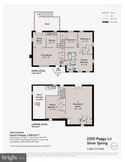 $899,900 | 2305 Peggy Lane, Silver Spring, MD 20910