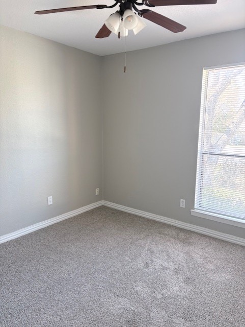 1917 Castle Gate Circle San Marcos, TX 78666 - Photo 11 of 21 Spare room with ceiling fan and light colored carpet