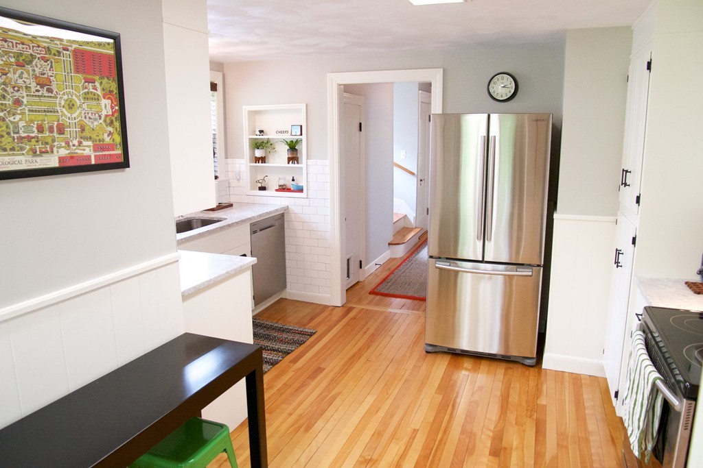 41 Havelock Road Worcester, MA 01602 - Photo 2 of 30 a kitchen with a refrigerator and a stove top oven
