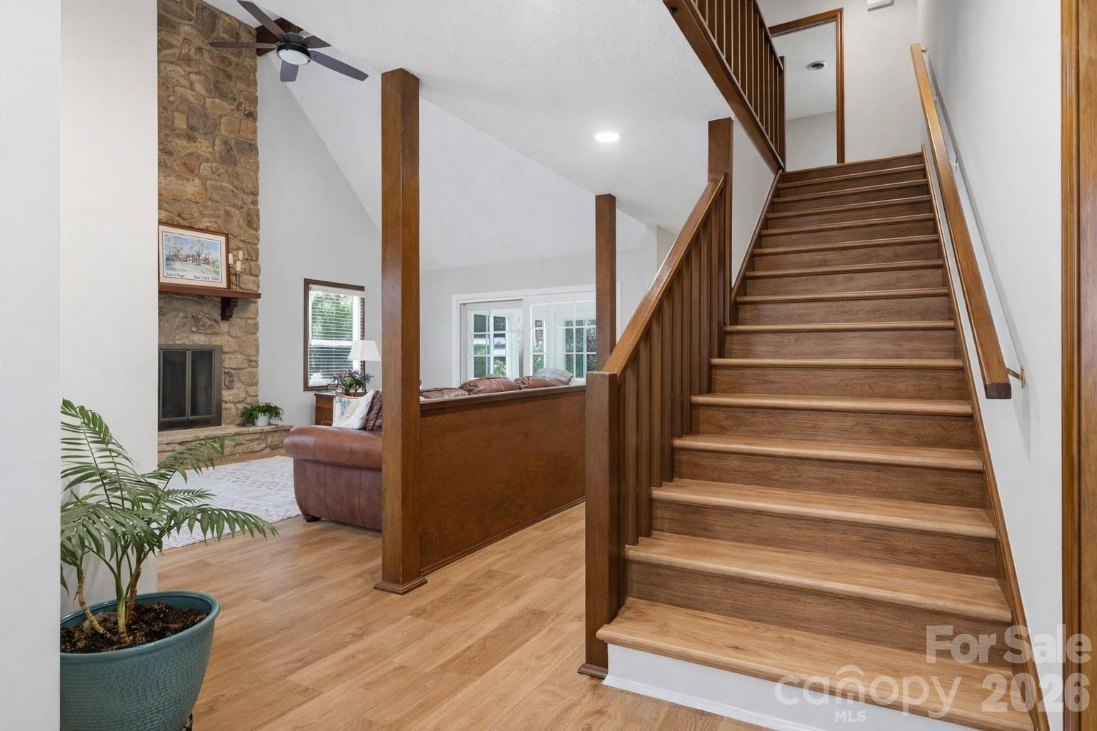 107 Friendfield Drive Fort Mill, SC 29715 - Photo 19 of 36 a view of staircase with furniture and staircase