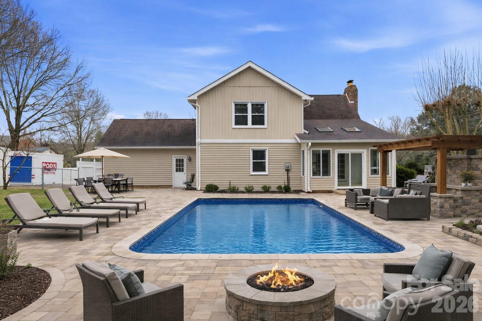 107 Friendfield Drive Fort Mill, SC 29715 - Photo 36 of 36 a view of a house with swimming pool and sitting area