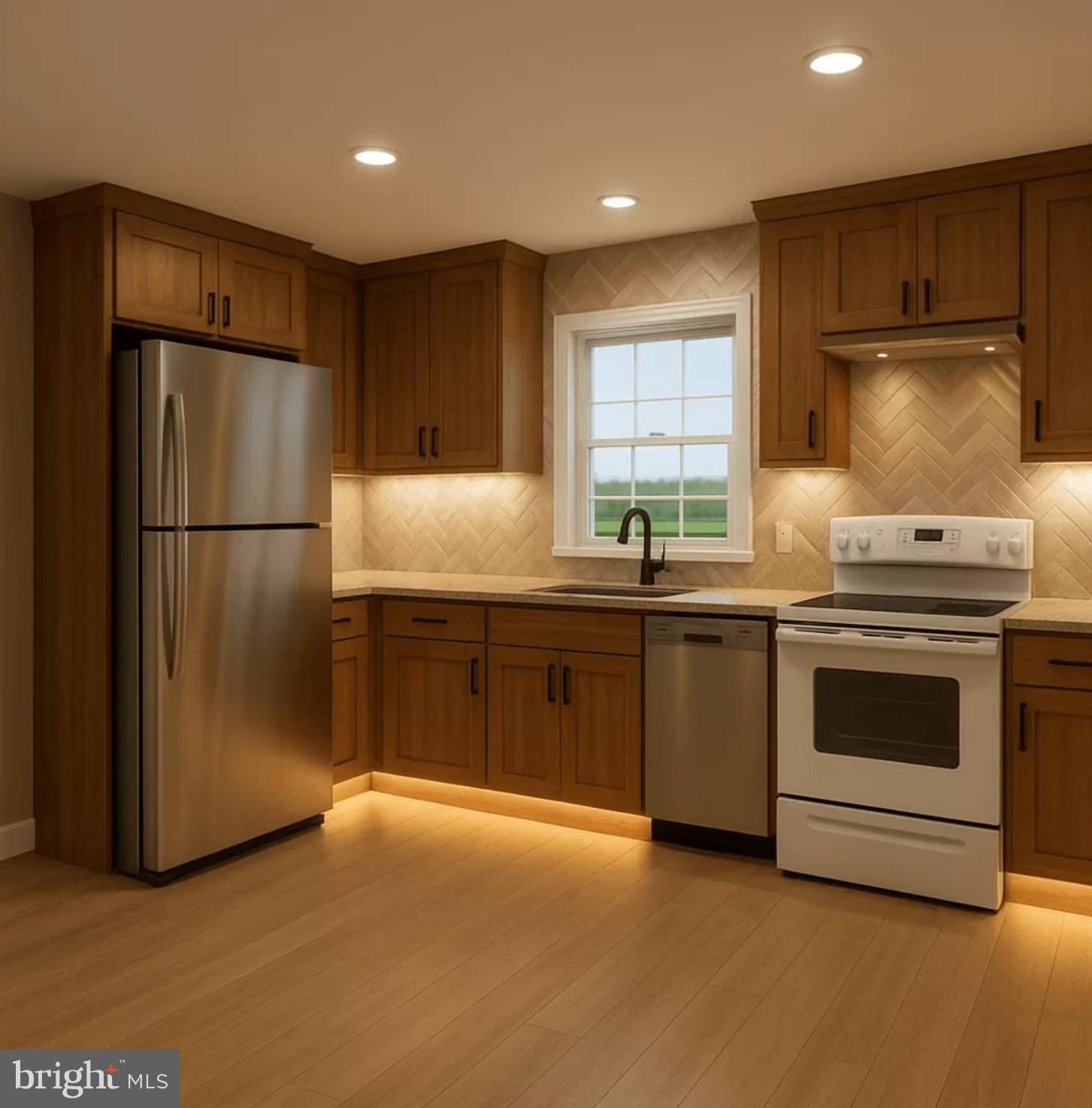 247 Whitetail Road Tamaqua, PA 18252 - Photo 10 of 13 Modern kitchen with warm wood tones.