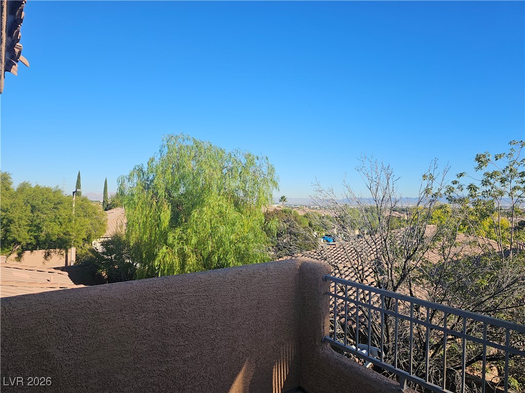 11081 Village Ridge Lane Las Vegas, NV 89135 - Photo 12 of 18 View of balcony