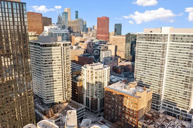 a city view with lot of high rise buildings