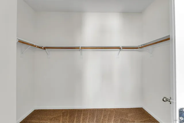 a close up view of racks on the wall