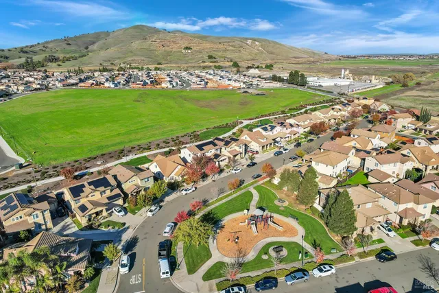 a view of a city and an ocean view