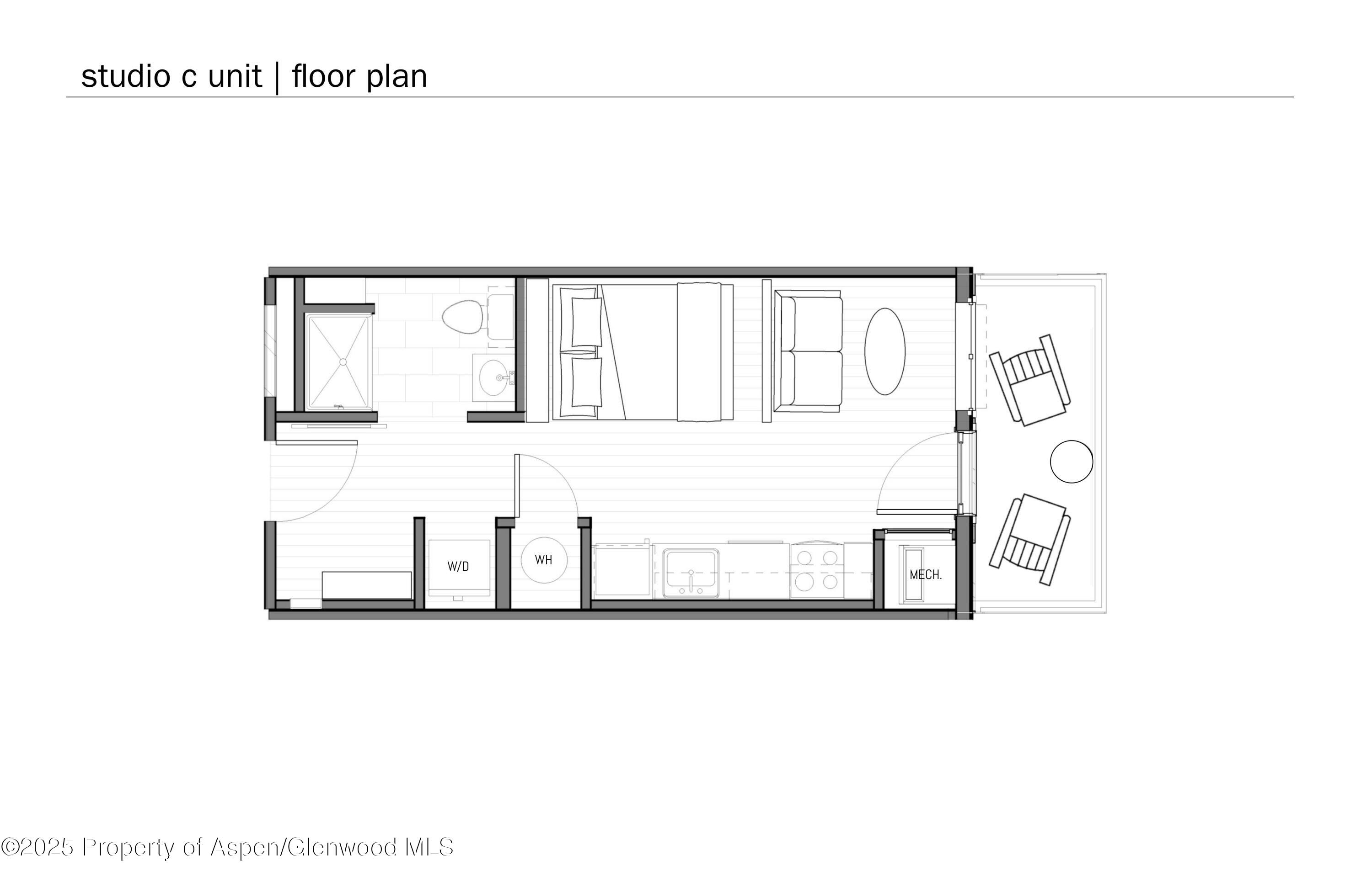 140 Basalt Center Circle, Unit 317 Basalt, CO 81621 - Photo 17 of 17 a picture of a bench in a cabinet