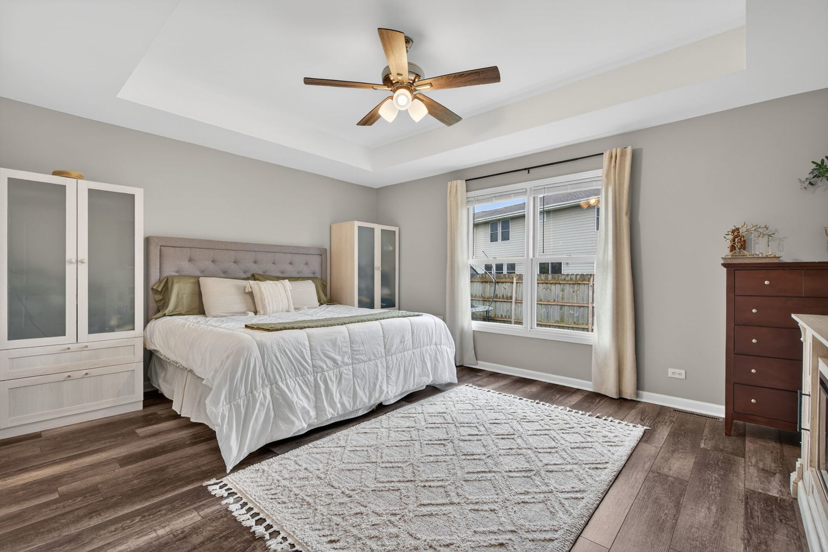2031 Locust Road Morris, IL 60450 - Photo 16 of 32 a bedroom with a large bed and a window