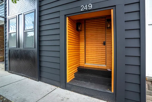a view of entrance door of the house