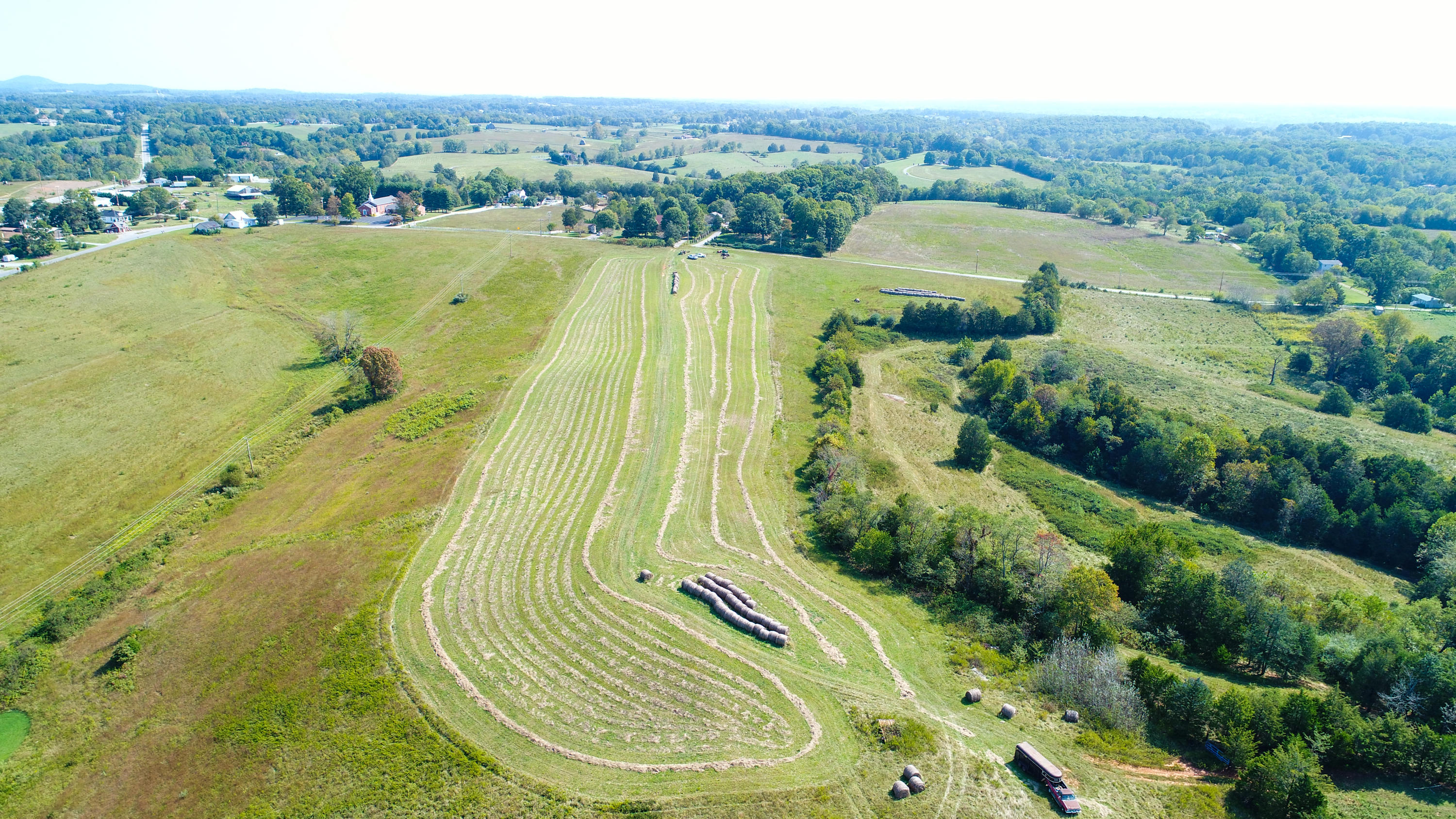 Lot 10 Goode Station Road Goode, VA 24556 - Photo 17 of 18 an aerial view of residential houses with outdoor space and swimming pool