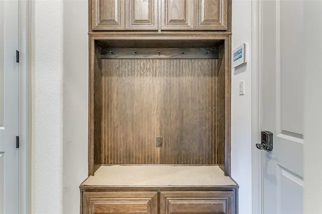 a view of front door