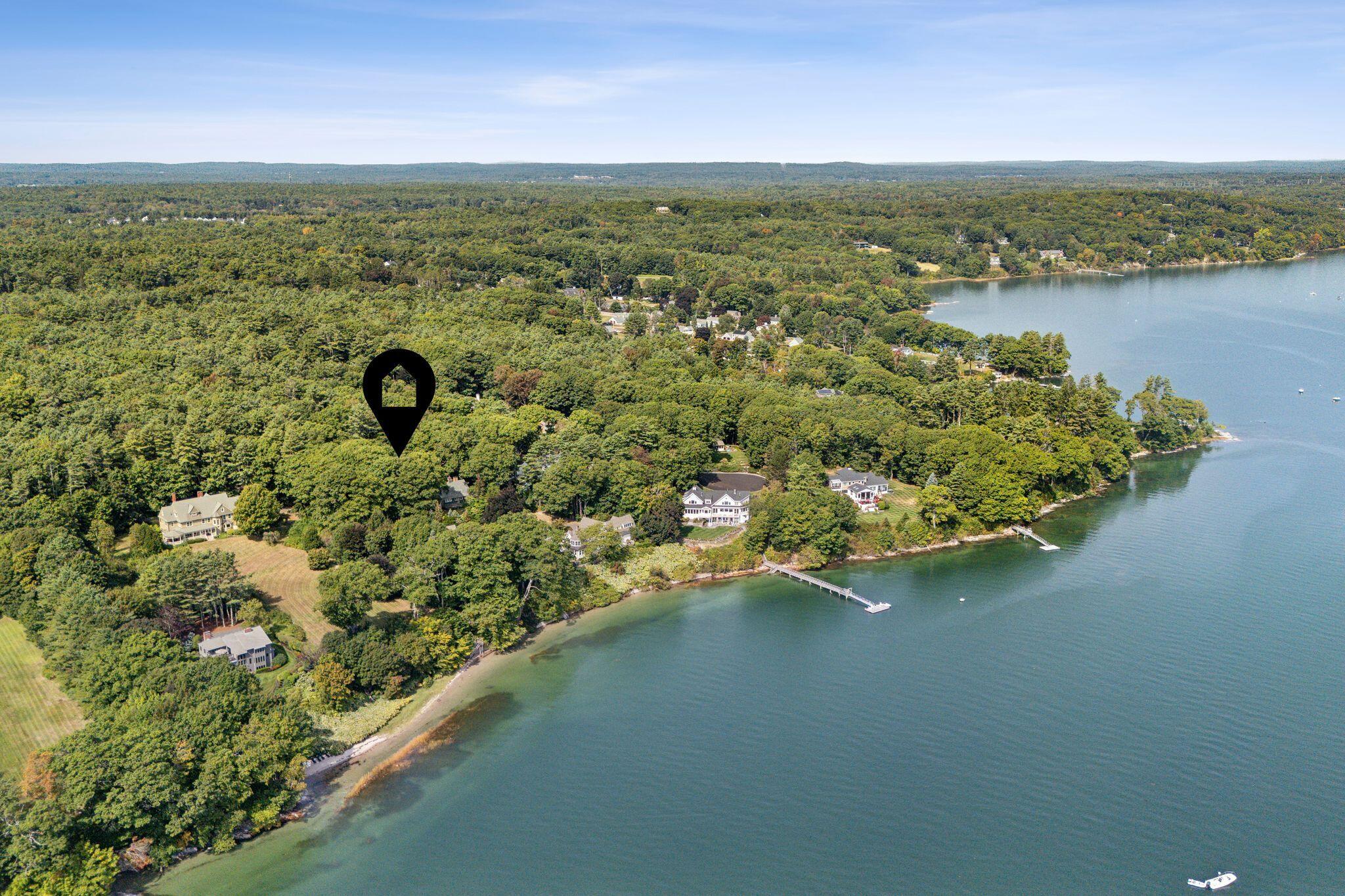 3 Russell Road Cumberland Foreside, ME 04110 - Photo 10 of 14 Drone Exterior