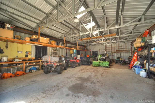 a view of a storage room with a lot of stuff