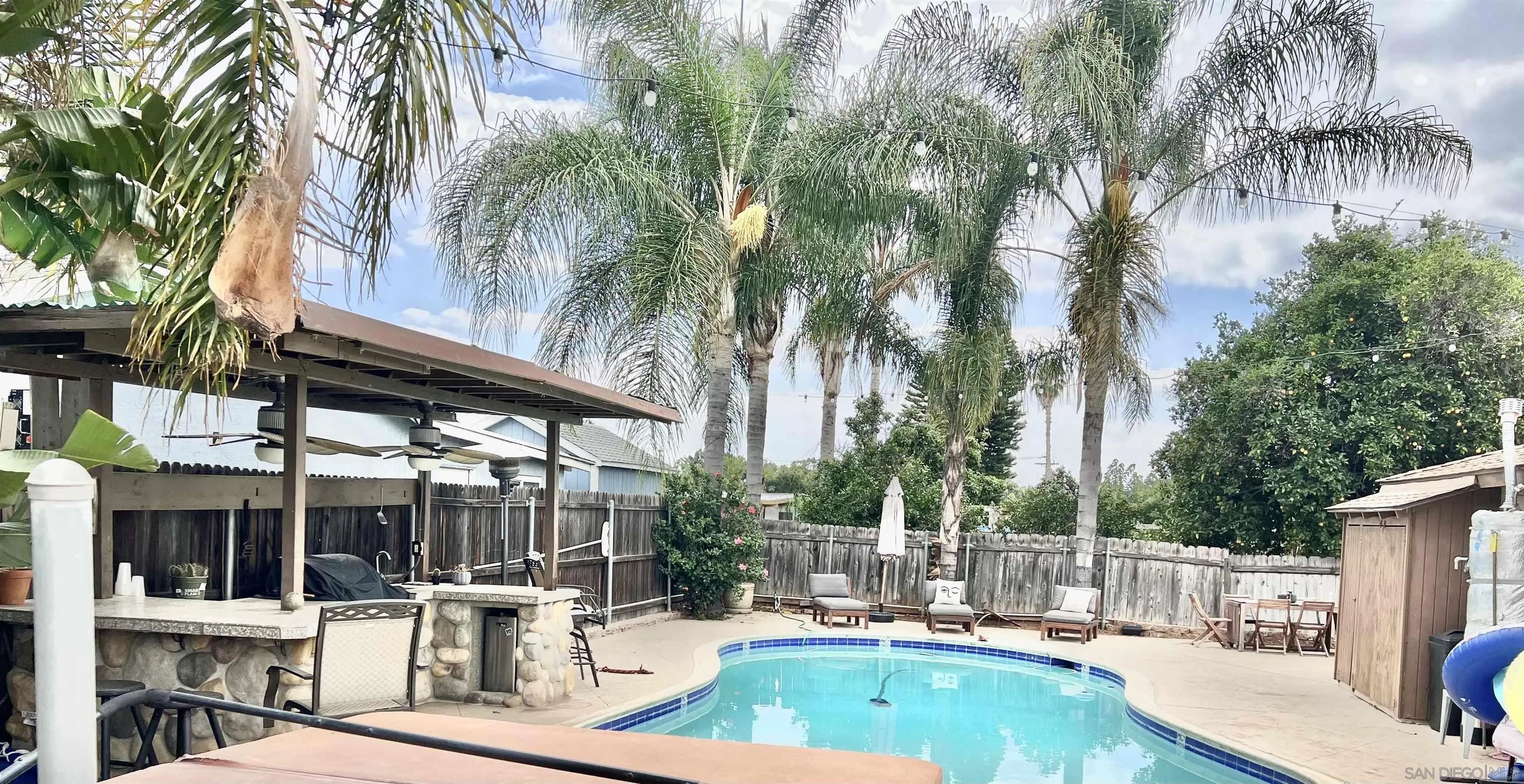 1663 Buckeye Drive El Cajon, CA 92021 - Photo 16 of 20 a view of a patio with swimming pool